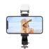 Mcdodo SS-1781 Adjustable Wireless Selfie Stick with Single Lamp,with 6 Adjustable Brightness Levels, up to 60-120 hours - Black